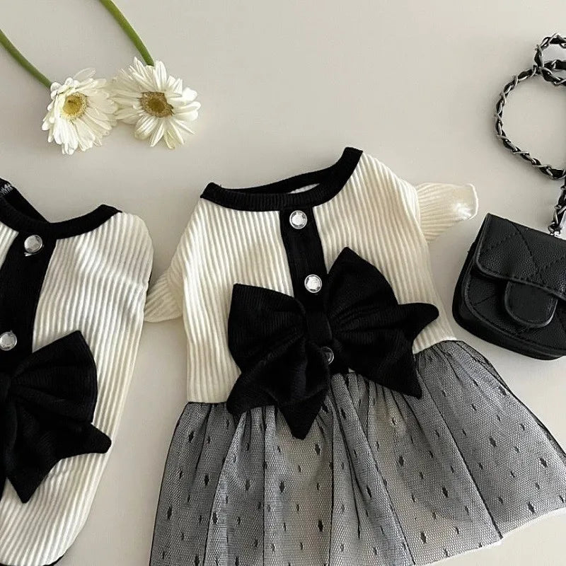 Luxury Dog Clothes Dog Sunflower Dress Summer Dog Costumes Pet Bow Lace Dog Skirt Chihuahua Bichon Kitten Apparel Puppy Clothing